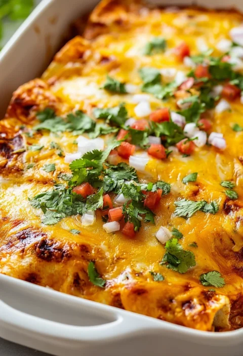 Irresistible Chicken Enchilada Casserole Recipe Delight